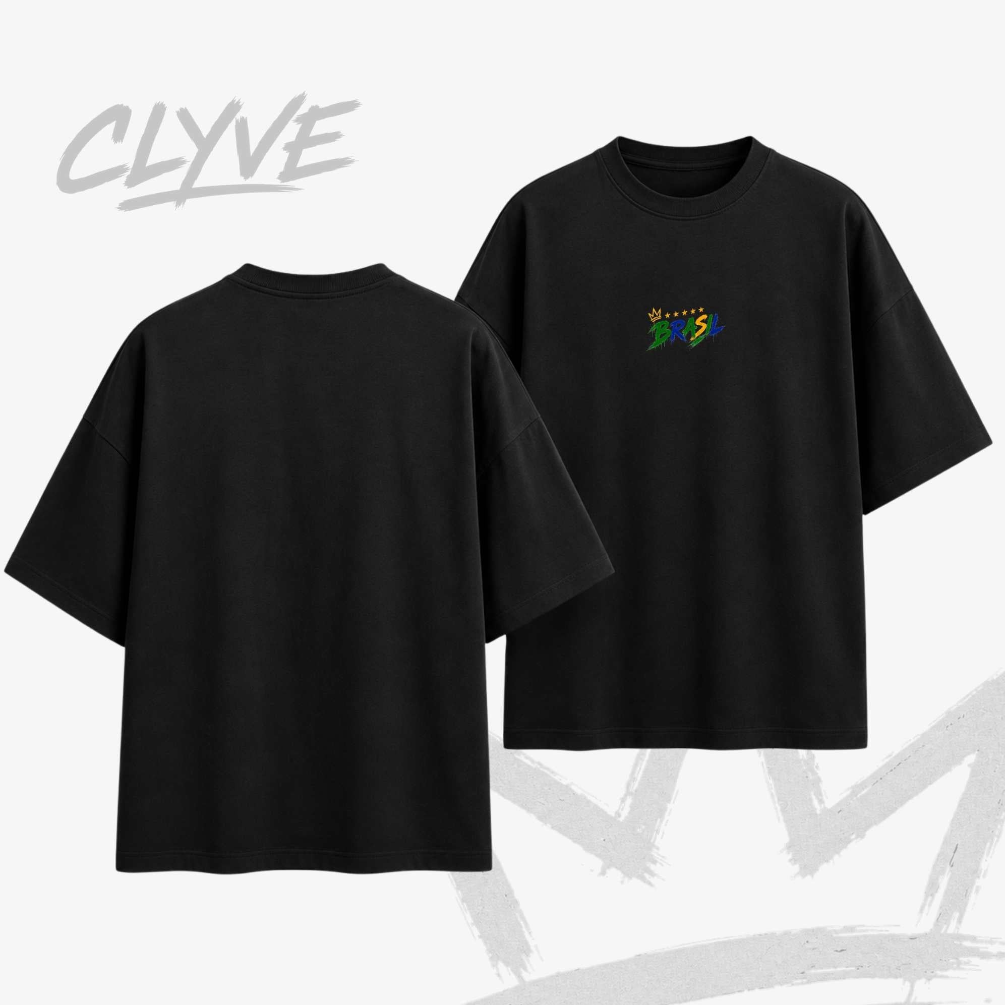 Camiseta Oversized Basic Brasil